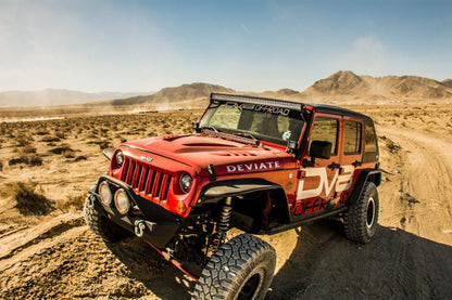 2007 2018 Jeep Wrangler JK JKU Wide Fender Flares Front and Rear DV8 Offroad-7