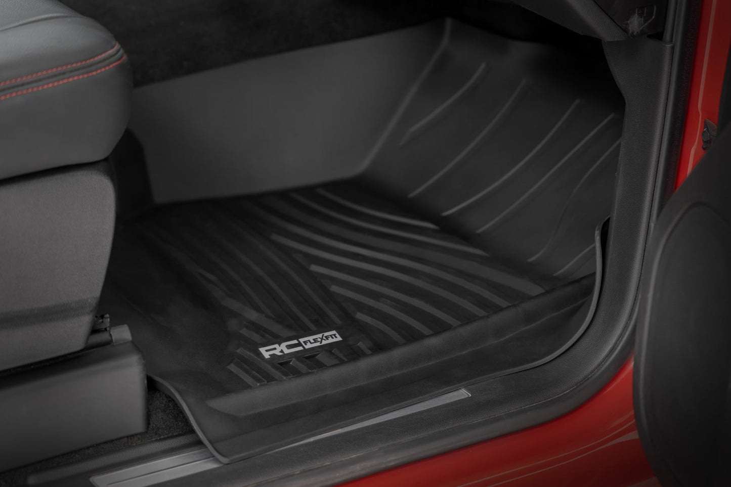 Flex-Fit Floor Mats FR & RR FR Bucket Crew Silverado/Sierra 1500/2500HD/3500HD 2WD/4WD Rough Country-4