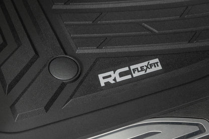 Flex-Fit Floor Mats Front Bucket Silverado/Sierra 1500/2500HD/3500HD (19-26) Rough Country-3