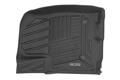 Flex-Fit Floor Mats Front Bucket Silverado/Sierra 1500/2500HD/3500HD (19-26) Rough Country-4
