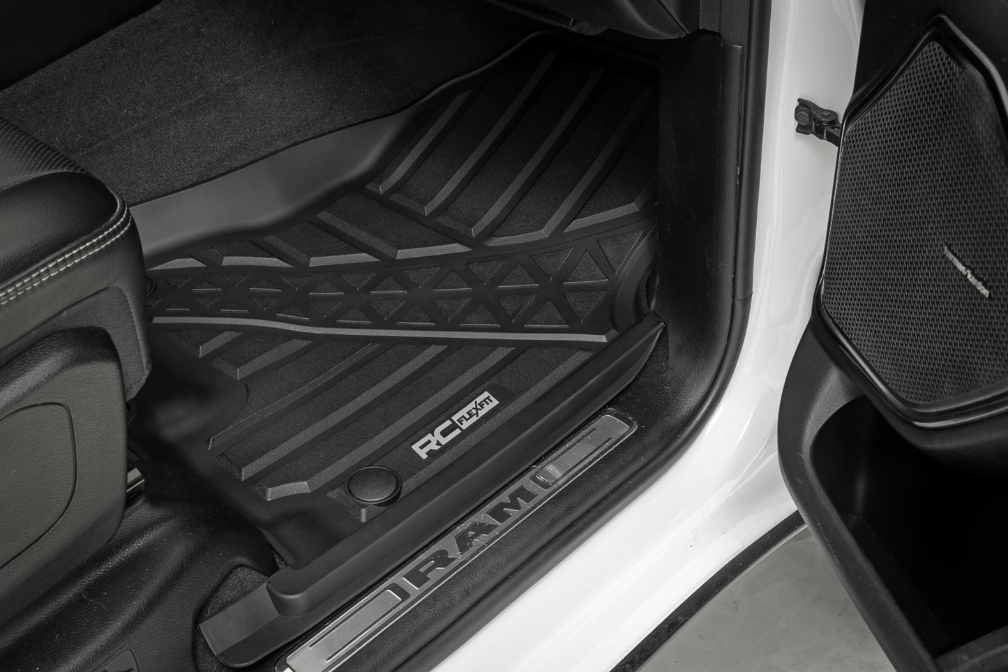Flex-Fit Floor Mats FR & RR Crew Ram 1500 (19-24)/1500 TRX (21-24) Rough Country-2