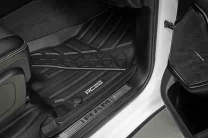 Flex-Fit Floor Mats FR & RR Crew Ram 1500 (19-24)/1500 TRX (21-24) Rough Country-2