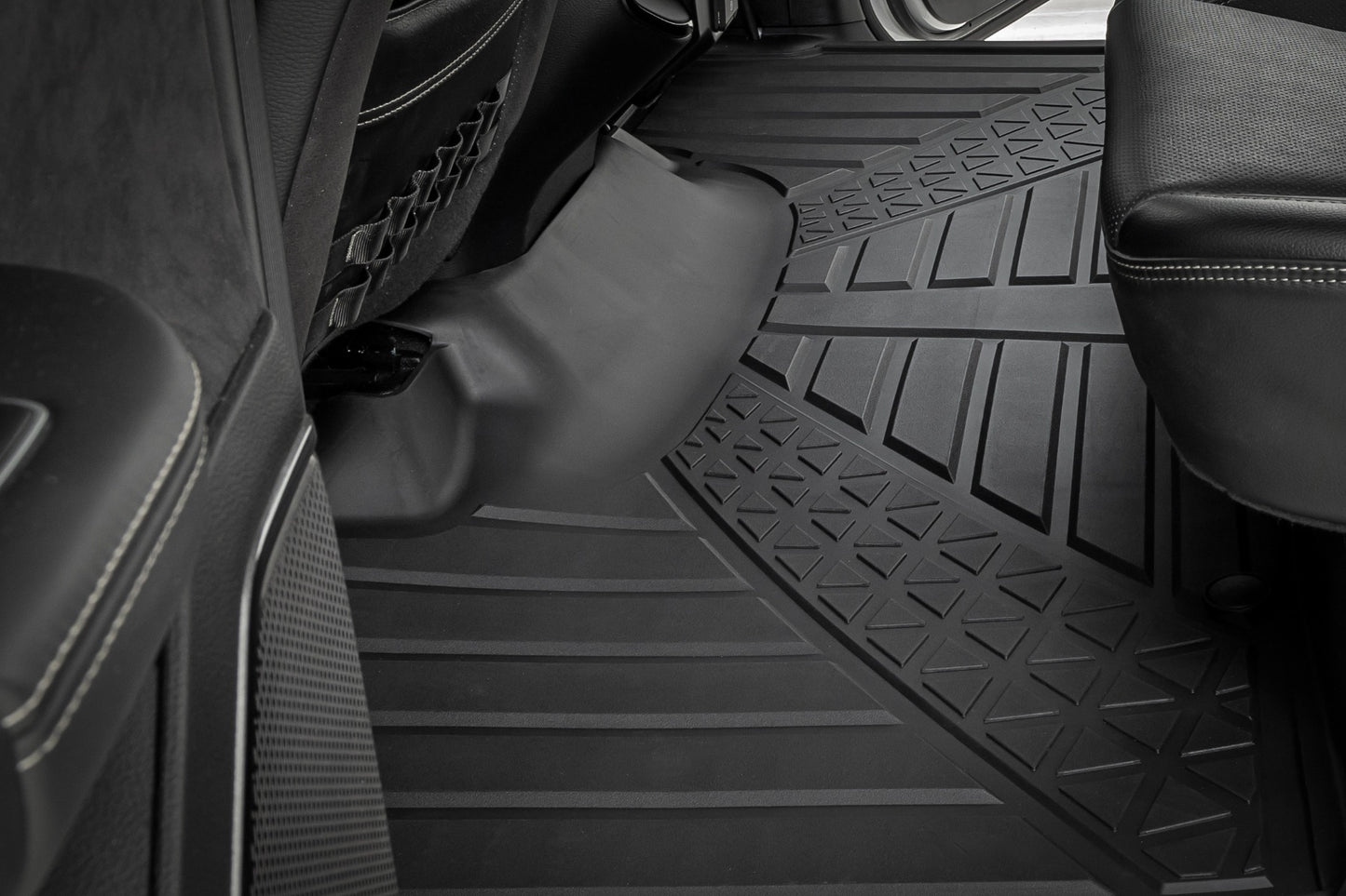 Flex-Fit Floor Mats FR & RR Crew Ram 1500 (19-24)/1500 TRX (21-24) Rough Country-4