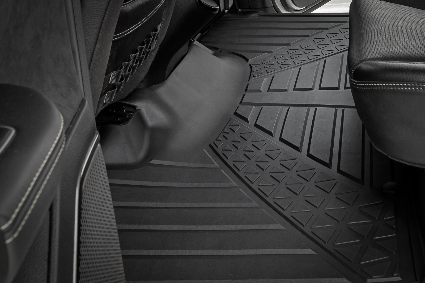 Flex-Fit Floor Mats FR & RR Crew Ram 1500 (19-24)/1500 TRX (21-24) Rough Country-4
