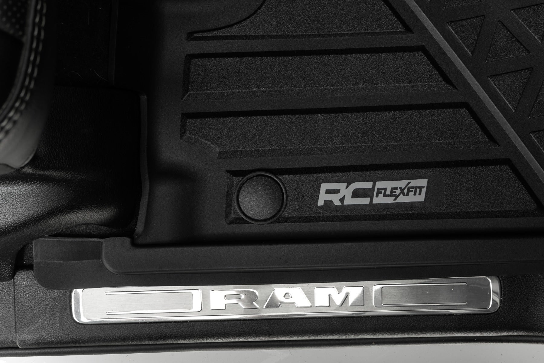Flex-Fit Floor Mats Front Crew Ram 1500 (19-24)/1500 TRX (21-24) Rough Country-4