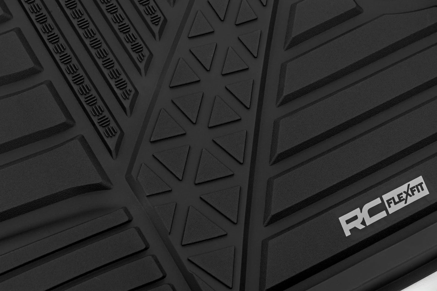 Flex-Fit Floor Mats Front Crew Ram 1500 2WD/4WD (2025-2026) Rough Country-1
