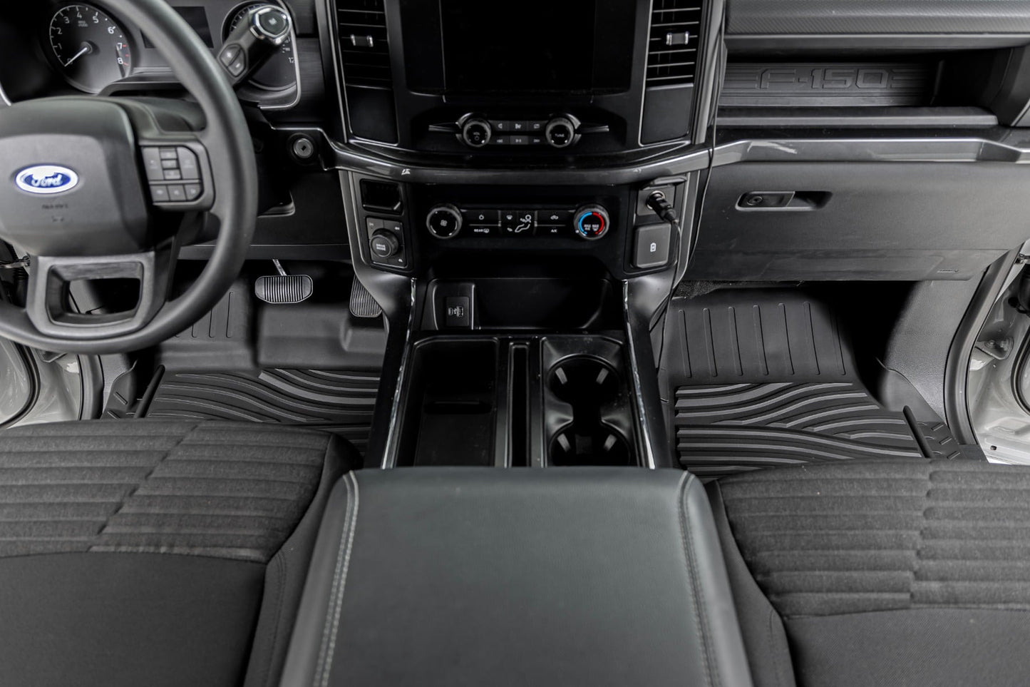 Flex-Fit Floor Mats Front Ford F-150 (15-26)/F-150 Lightning (22-26)/Raptor (17-25) Rough Country-3