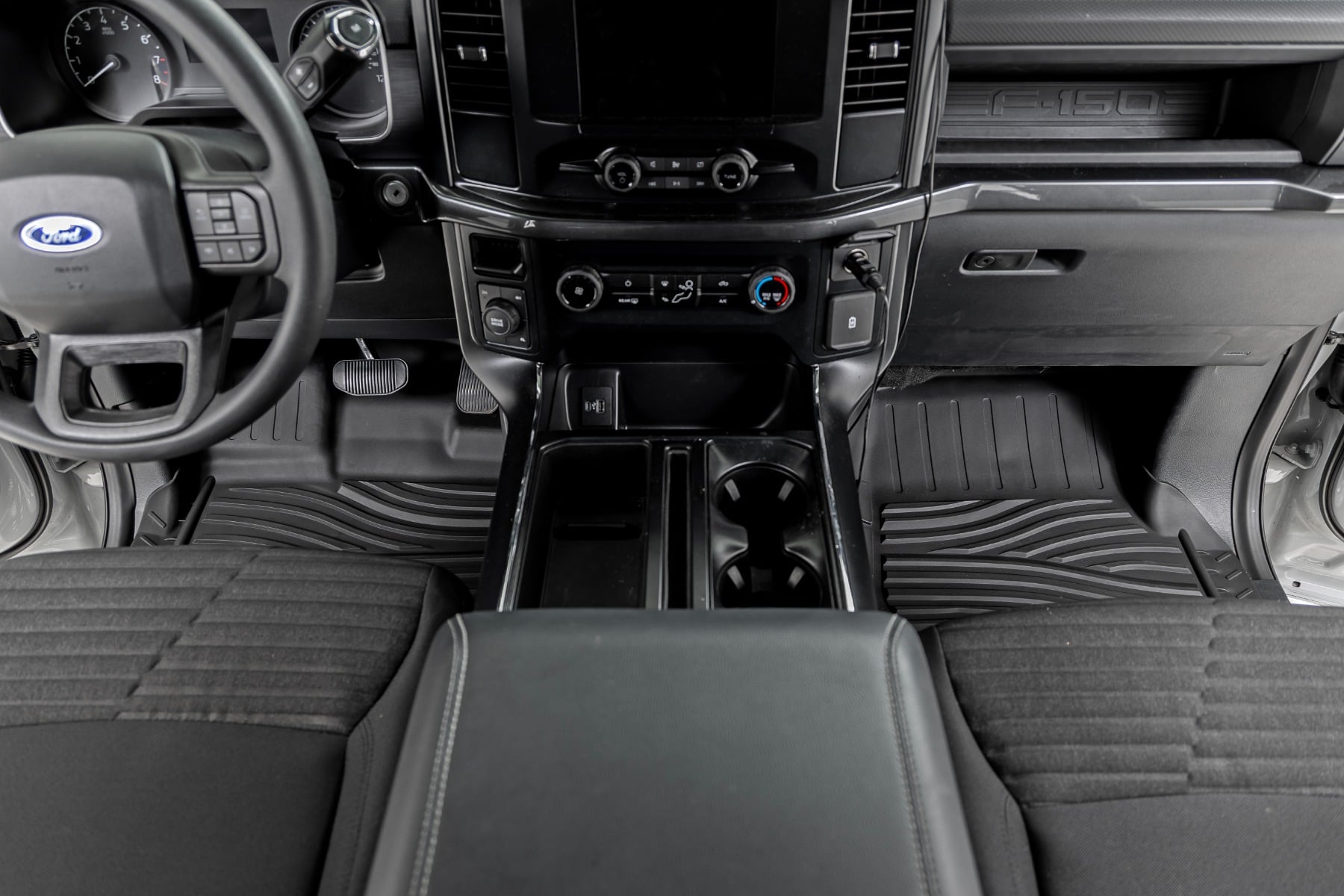Flex-Fit Floor Mats Front Ford F-150 (15-26)/F-150 Lightning (22-26)/Raptor (17-25) Rough Country-3
