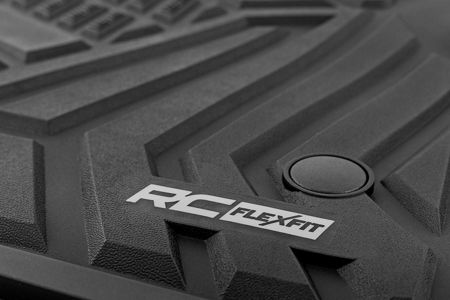 Flex-Fit Floor Mats Front Ford F-250/F-350 Super Duty 2WD/4WD (2017-2026) Rough Country-2
