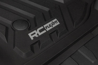 Flex-Fit Floor Mats Front Ford F-250/F-350 Super Duty 2WD/4WD (2017-2026) Rough Country-5