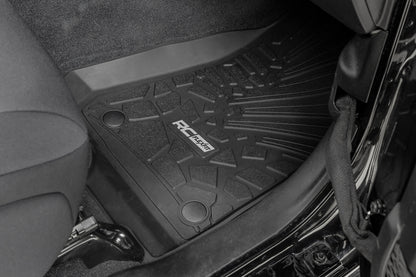 Flex Fit Floor Mats FR 2 Door Jeep Wrangler JL 4WD (2018-2026) Rough Country-2
