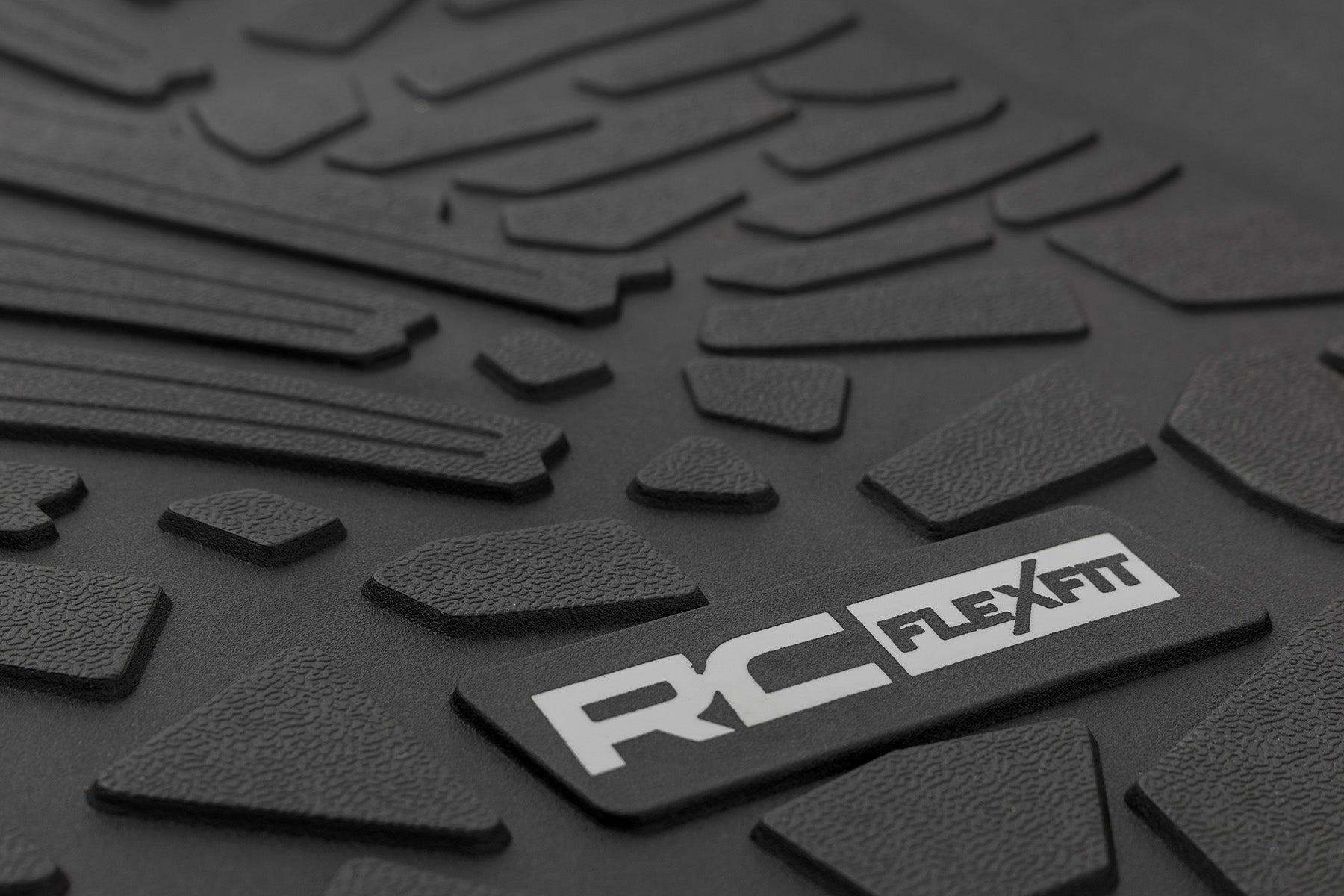 Flex Fit Floor Mats FR 2 Door Jeep Wrangler JL 4WD (2018-2026) Rough Country-3