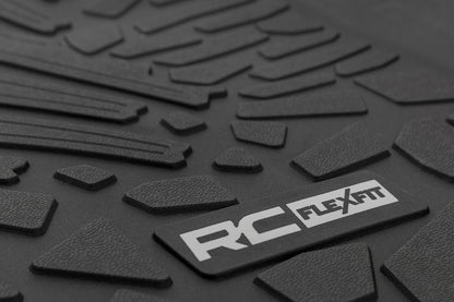 Flex Fit Floor Mats FR 2 Door Jeep Wrangler JL 4WD (2018-2026) Rough Country-3