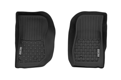 Floor Mats FR 2 Door Jeep Wrangler JK 4WD (2014-2018) Rough Country
