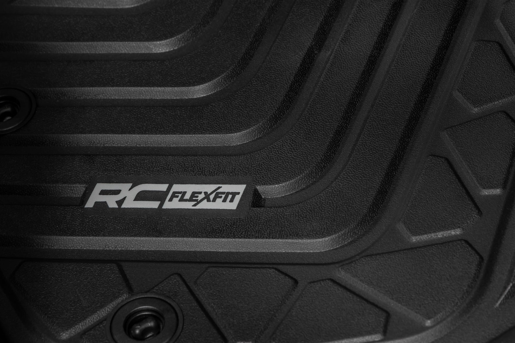 Flex-Fit Floor Mats Front Toyota Tacoma 2WD/4WD (2016-2023) Rough Country-5