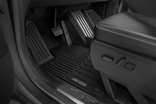 Flex-Fit Floor Mats FR & RR Tesla Cybertruck 4WD (2024-2026) Rough Country-1