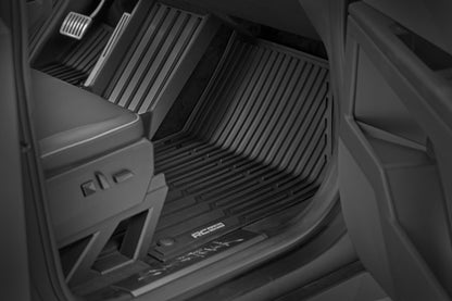 Flex-Fit Floor Mats FR & RR Tesla Cybertruck 4WD (2024-2026) Rough Country-5