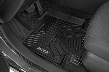 Flex-Fit Floor Mats Front & Rear Toyota RAV4 2WD/4WD (2019-2025) Rough Country-1