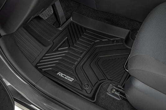 Flex-Fit Floor Mats Front & Rear Toyota RAV4 2WD/4WD (2019-2025) Rough Country-1