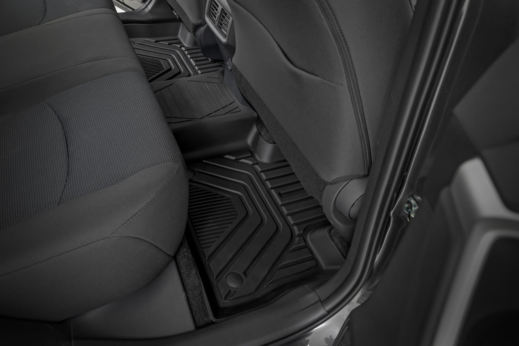 Flex-Fit Floor Mats Front & Rear Toyota RAV4 2WD/4WD (2019-2025) Rough Country-2