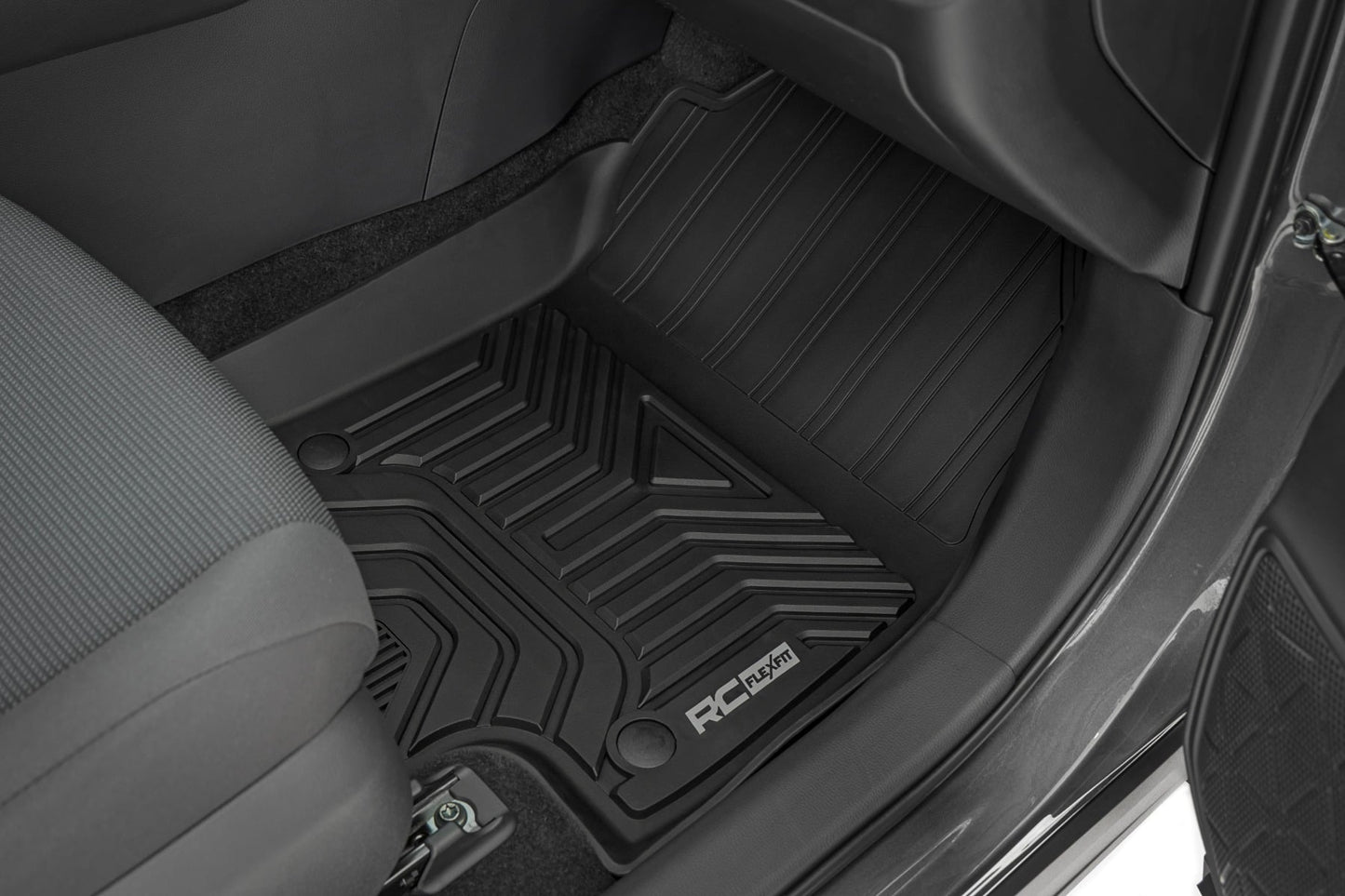 Flex-Fit Floor Mats Front & Rear Toyota RAV4 2WD/4WD (2019-2025) Rough Country-3