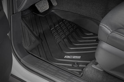 Flex-Fit Floor Mats FR & RR Toyota Land Cruiser 4WD (2024-2026) Rough Country-1