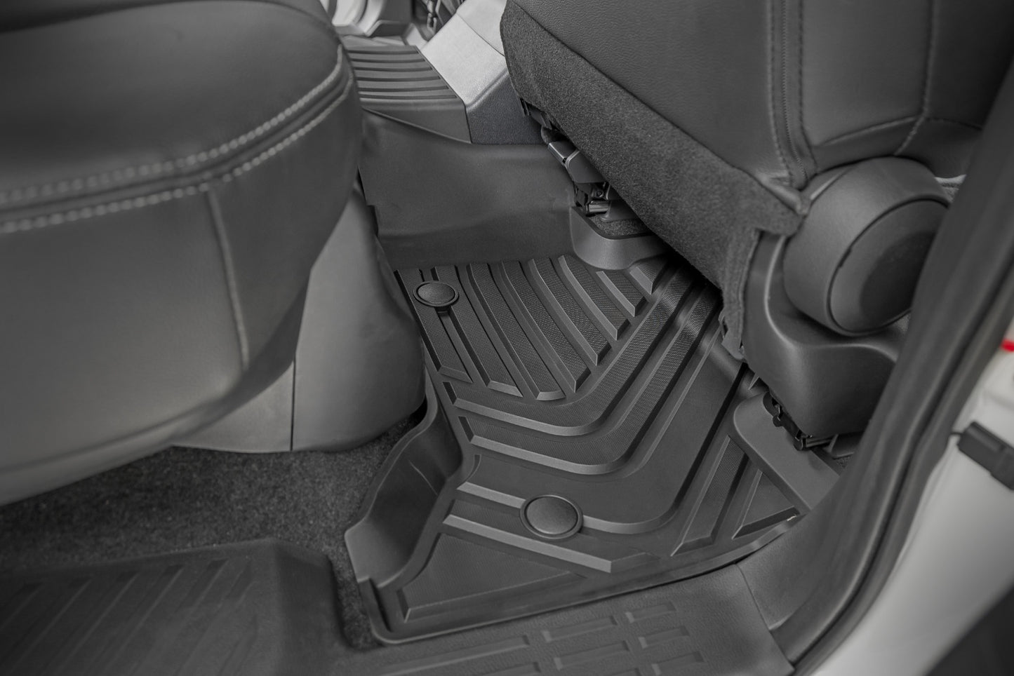 Flex-Fit Floor Mats FR & RR Toyota Land Cruiser 4WD (2024-2026) Rough Country-5