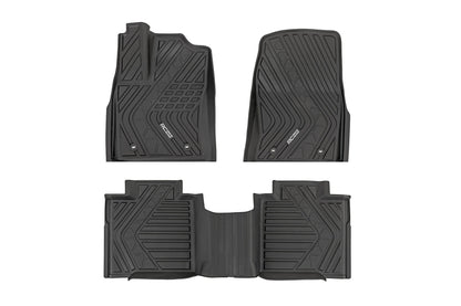 Flex-Fit Floor Mats FR & RR CrewMax Toyota Tundra 2WD/4WD (2022-2026) Rough Country