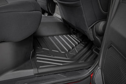 Flex-Fit Floor Mats FR & RR CrewMax Toyota Tundra 2WD/4WD (2022-2026) Rough Country-3