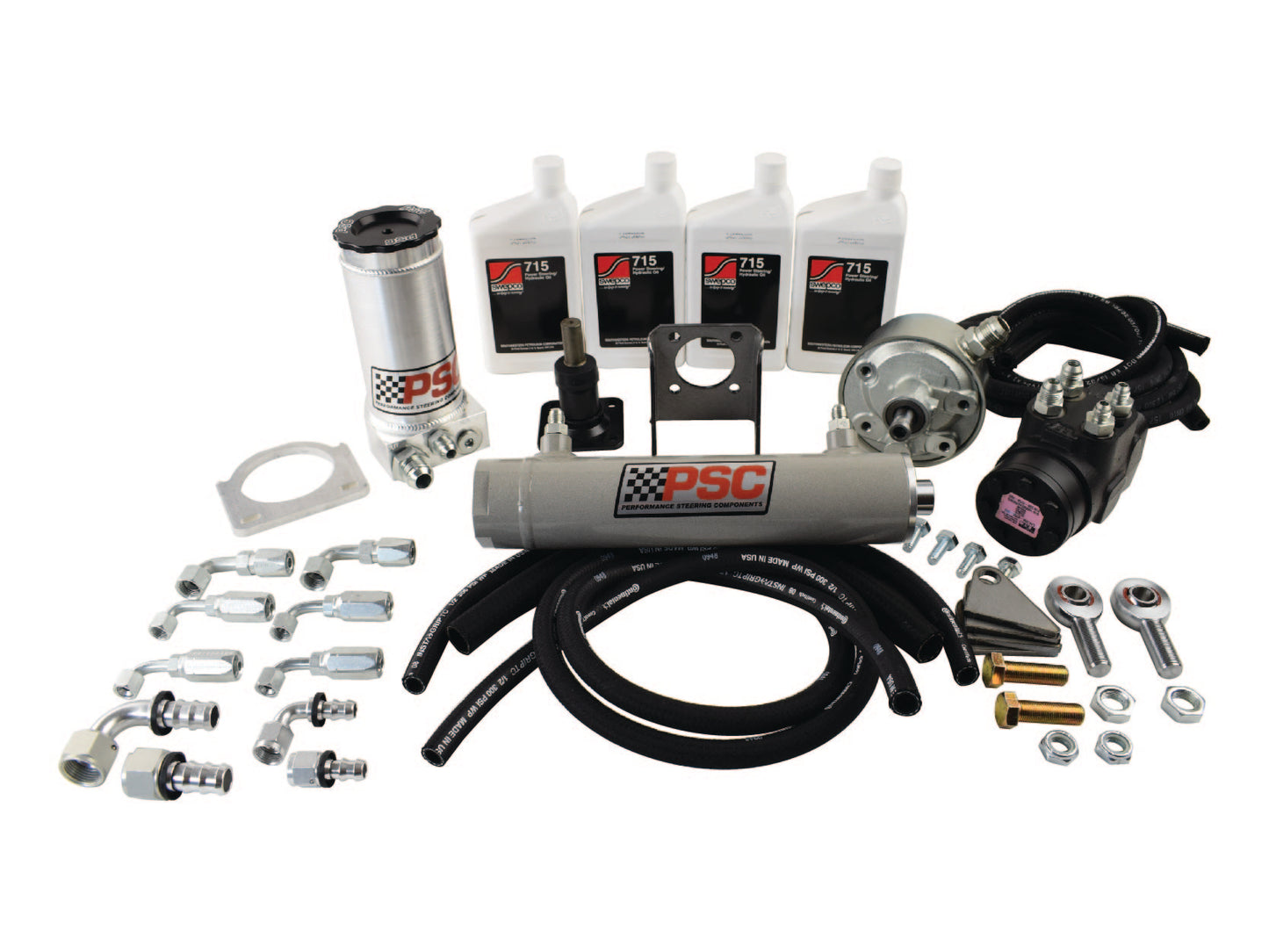 PSC Steering Full Hydraulic Steering Kit, P Pump (40-44 Inch Tire Size) PSC Performance Steering Components