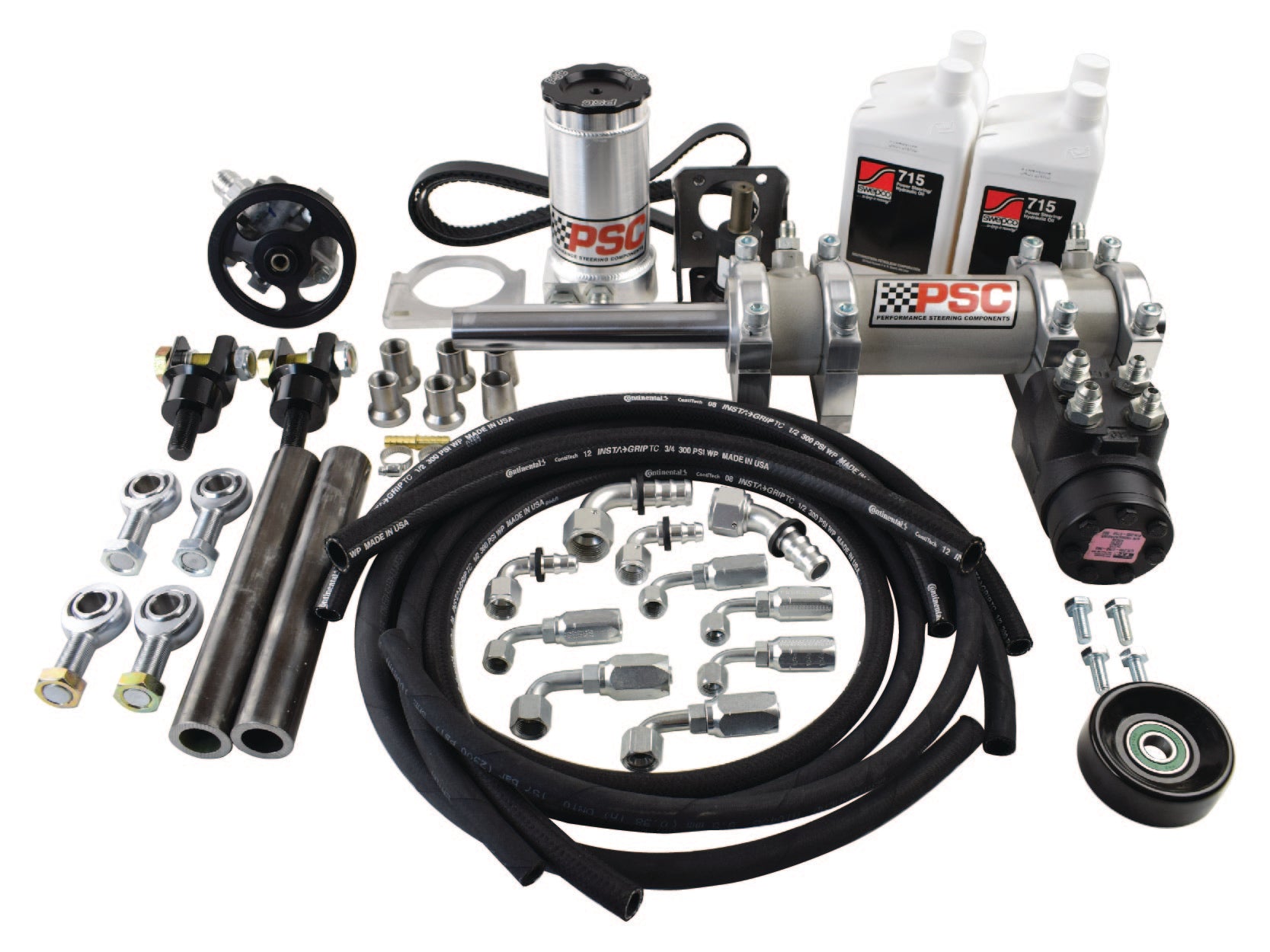 Full Hydraulic Kit, 2007-11 Jeep JK (40 Inch and Larger Tire Size) Performance Components PSC Steering