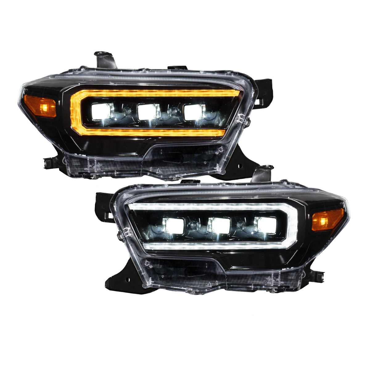 Form Lighting 2016-2022 Toyota Tacoma Sequential LED Projector Headlights Pair Form Lighting