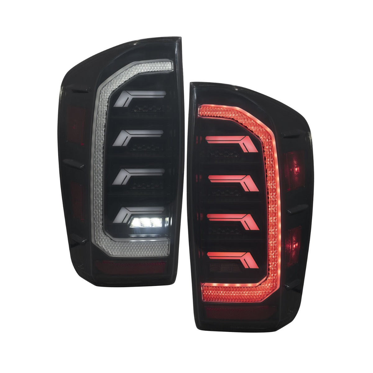 Form Lighting 2016-2023 Toyota Tacoma LED Tail Lights, Red Pair Form Lighting