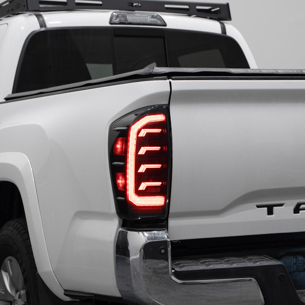 Form Lighting 2016-2023 Toyota Tacoma LED Tail Lights, Red Pair Form Lighting