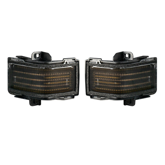 Form Lighting 2017-2022 Ford Super Duty LED Mirror Lights Pair, Smoke Form Lighting
