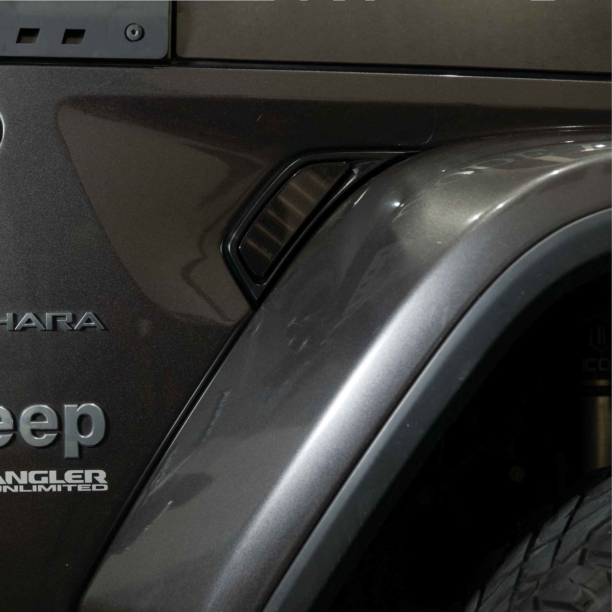 2020-2024 Jeep Gladiator LED Fender Lights Pair Smoked Form Lighting-1