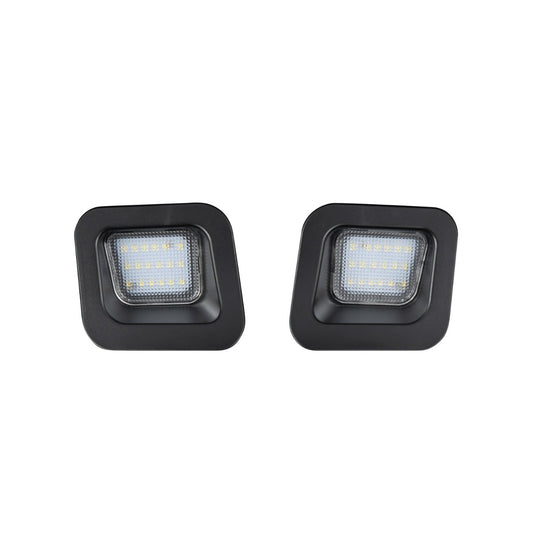 Form Lighting 2003-2018 Ram 1500/2500/3500 LED License Plate Lights Pair, Clear Form Lighting