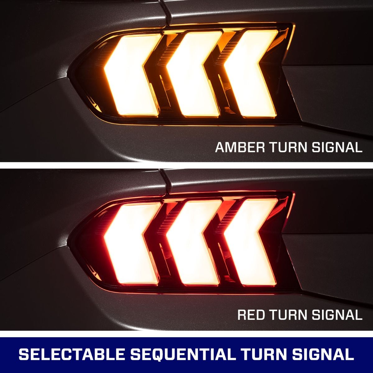 Form Lighting 24-25 Ford Mustang Sequential LED Tail Lights, Clear (Pair) Form Lighting