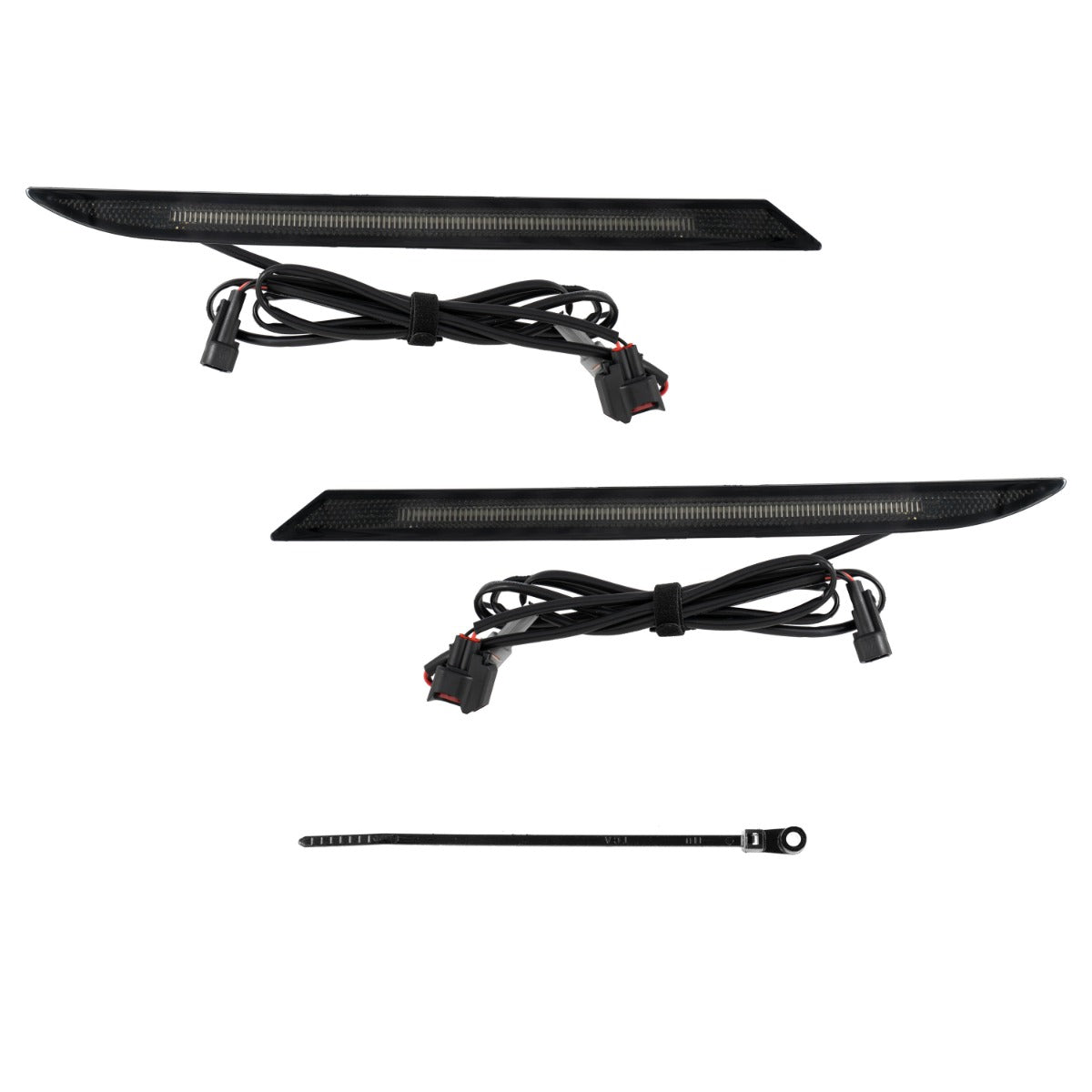 Form Lighting 2024 Mustang LED Rear Reflector Smoked Pair Form Lighting