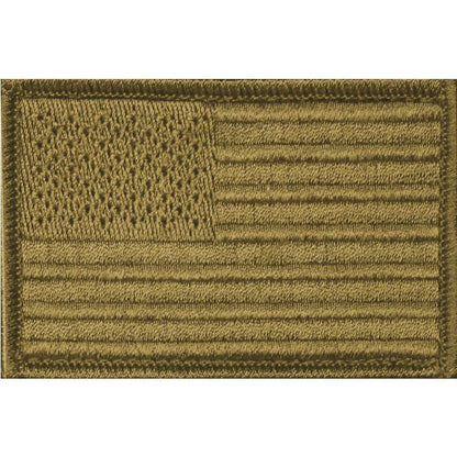 American Flag Patch Embroidered USA 2.0 x 3.0 Inch Patch w/ Velcro/Hook Backing Stars On Left Bartact-2