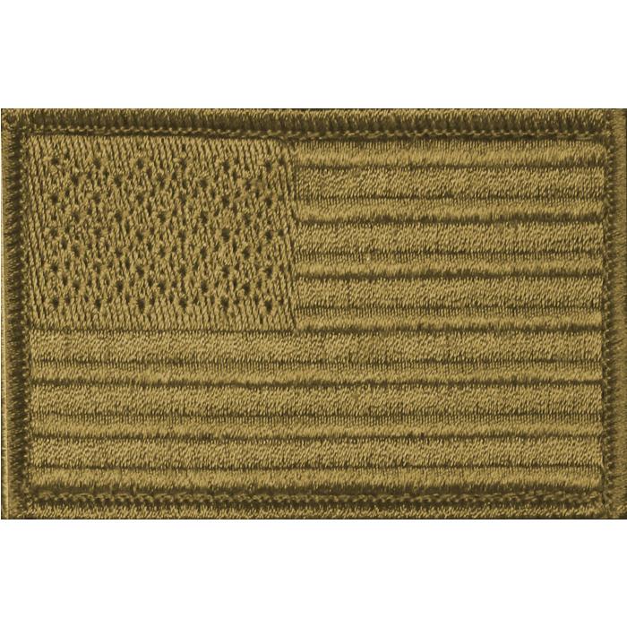 American Flag Patch Embroidered USA 2.0 x 3.0 Inch Patch w/ Velcro/Hook Backing Stars On Left Bartact-2