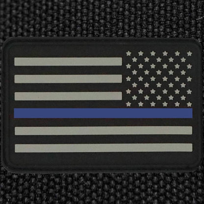 American Flag Patches PVC Rubber, 2.0 Inch x 3.0 Inch w/ Velcro/Hook Backing Stars Bartact-7