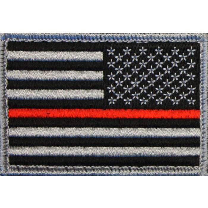 American Flag Patch Embroidered USA 2.0 x 3.0 Inch Patch w/ Velcro/Hook Backing Stars On Left Bartact-5
