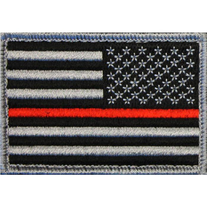 American Flag Patch Embroidered USA 2.0 x 3.0 Inch Patch w/ Velcro/Hook Backing Stars On Left Bartact-5