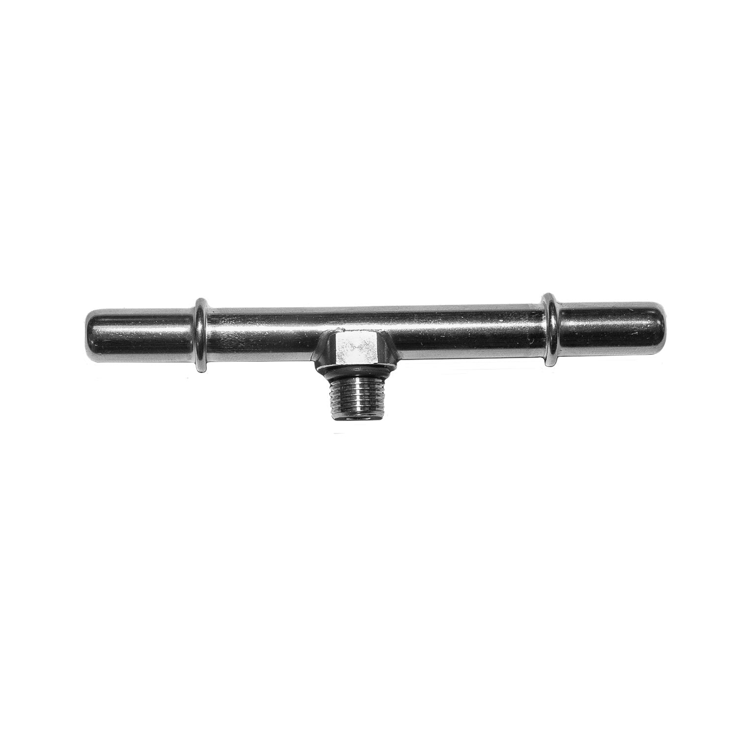 3 / 8 Qd To 3 / 8 Qd With Fuel Pressure Sensor Port Fitting Stainless Fine Lines