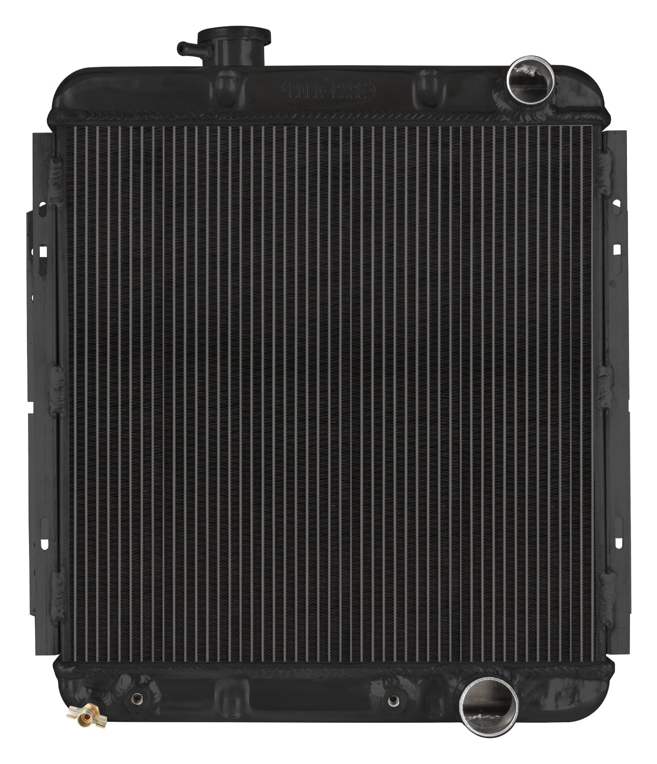 Cold Case Radiators 65-66 Ford Mustang 289 Automatic Aluminum Performance Radiator Black Night Rider Series Cold Case Radiators