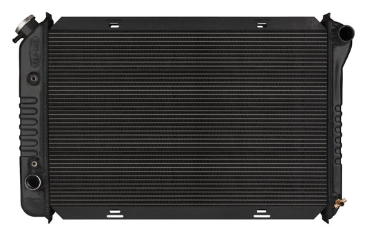 Cold Case Radiators 71-73 Ford Mustang Automatic Aluminum Radiator Black Night Rider Series Cold Case Radiators