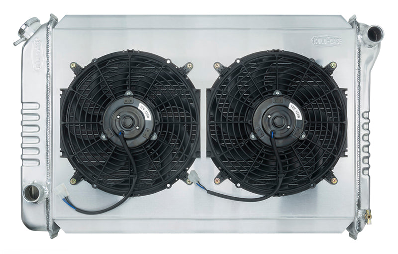 Cold Case Radiators 67-70 Mustang Small Block 24 Inch Aluminum Performance Radiator Cold Case Radiators