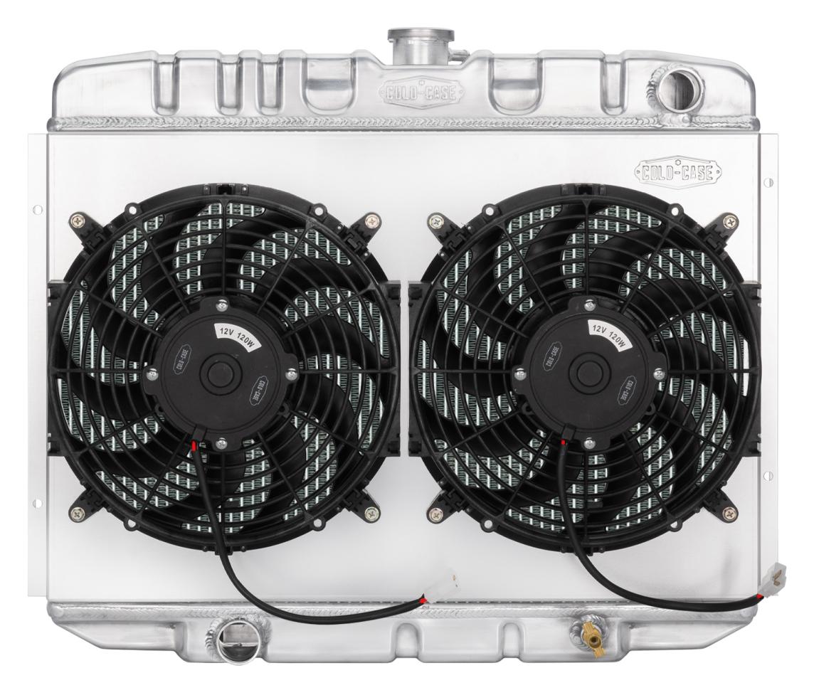 67-70 Mustang Coyote Swap 24 Inch Manual Aluminum Performance Radiator Cold Case Radiators