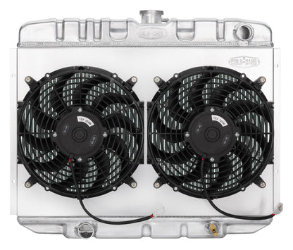 67-70 Mustang Coyote Swap 24 Inch Manual Aluminum Performance Radiator Cold Case Radiators